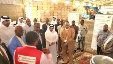 The Qatari Red Crescent, in cooperation with the Ministry of Agriculture and Forest