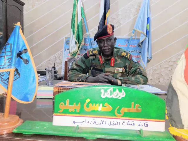 The commander of the Bleu Nile sector, Daju, appreciates the roles of the popular and media chain