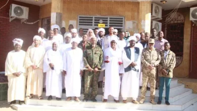 The delegation of Dar Hamed Tribes during a visit to the North announced their solidarity with the State to repel any attack