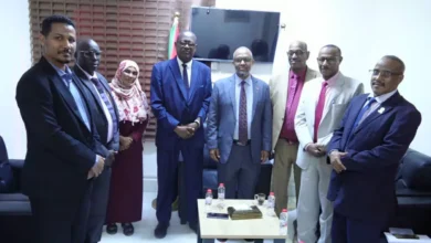 The office of the National Coordinator of the Union of Arab Lawyers in Sudan meets the Federal Minister of Health