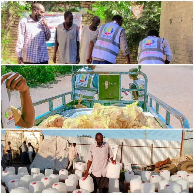 The organization of young people continues to support the displaced states of Khartoum, Al -jazeera and Sennar in Al -Qadarif