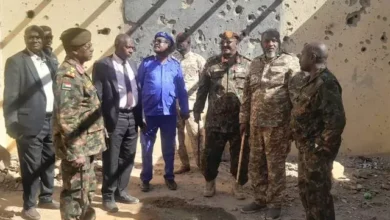 The representative of the governor and his delegation who accompanies him is held on what the steps were targeting in the locality of Dabba