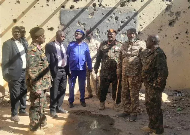 The representative of the governor and his delegation who accompanies him is held on what the steps were targeting in the locality of Dabba