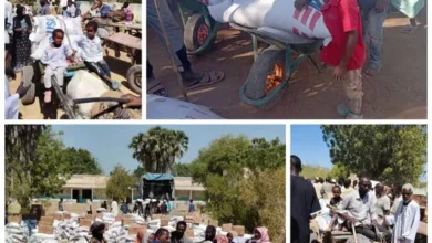 With a total of 312,477 metric tonnes for 25,878 citizens, the distribution of food aid to civilian citizens continued by an organization in addition to the global food program