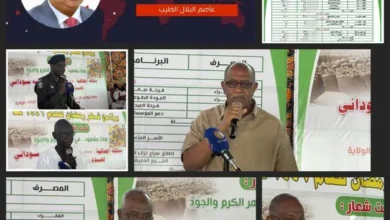 With the governor and the diwan .. of the Sudan Zakat Storage Port for the prison - Earth's Bells - ✍️ Asim al -bilal al -tayeb