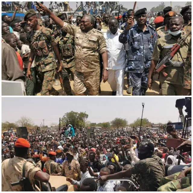 A historic visit to the Governor of South Kordofan and his government in the city