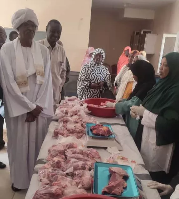 Gedaref, inaugurates an initiative to provide meat at reduced prices during Ramadan