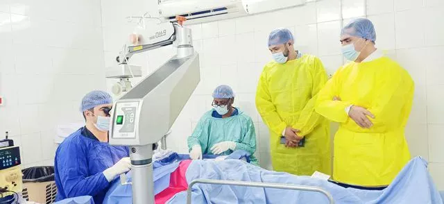 Good actors who start free operations at Port Sudan, Kassala and Atbara - The men of the Qatari company, Salman Abdullah and Abdullah bin ahmed al -ubaidi, give 400 free eyes for free eyes