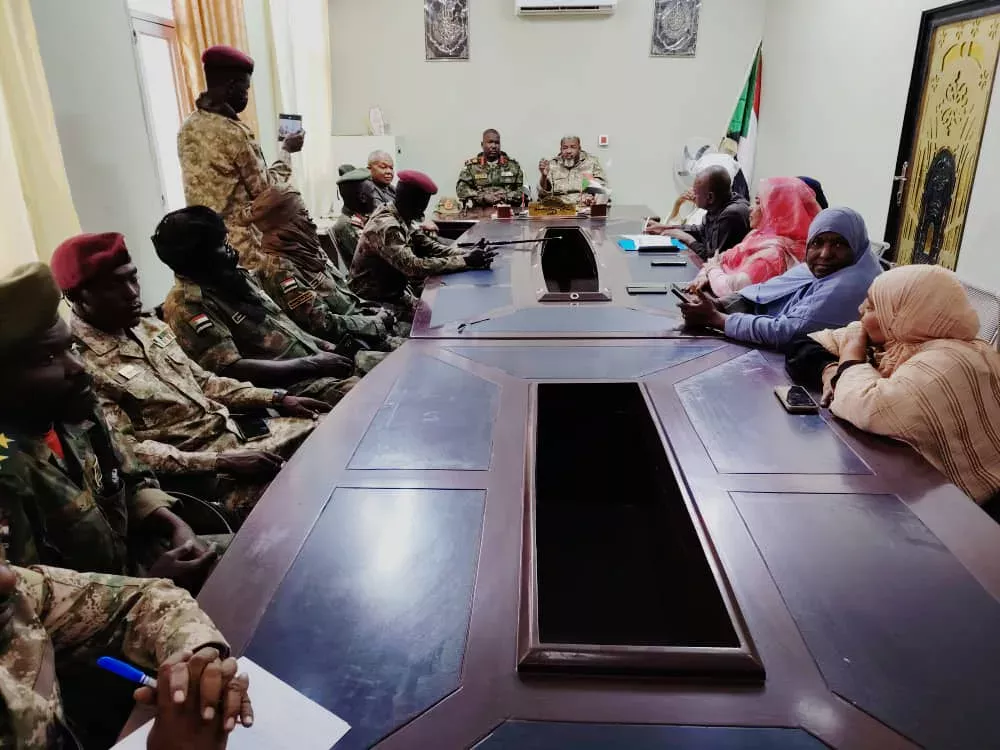 The Head of the Popular Resistance of the North meets the Delegation of the Army of the Sudan Liberation Movement