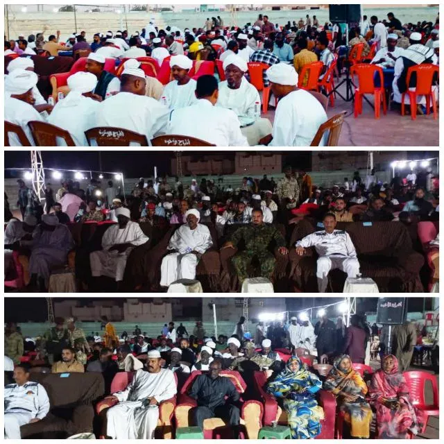 The authority of young people for the support of the armed forces holds its annual breakfast in the official and popular presence in Dongola