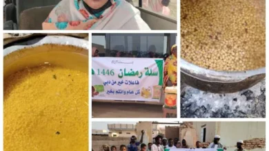 The inauguration of the Great Ramadan month program for the NAFRA charitable organization in the locality of Shendi