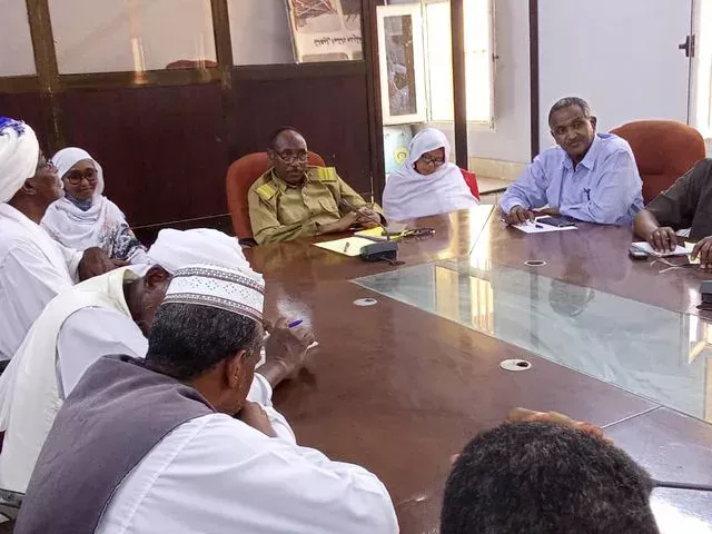 Nile government ministers start from consecutive visits to the Hajar Honey region, south of Shendi