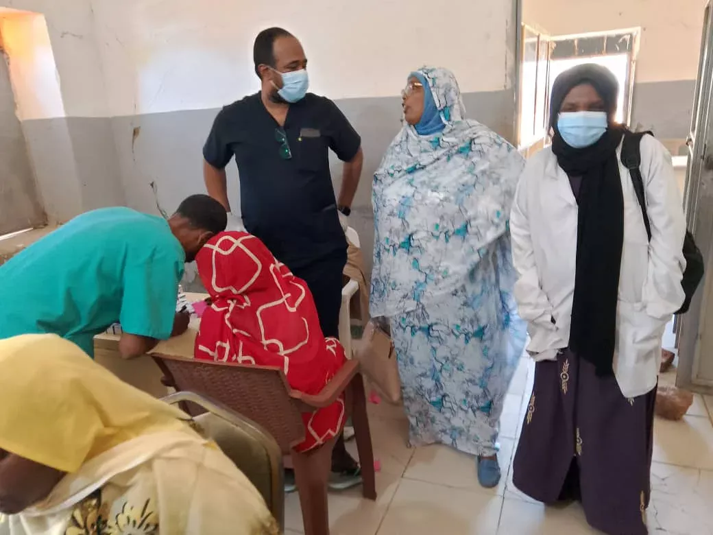 On the second day, the al-Ayoun camp is free at the Sennar hospital.