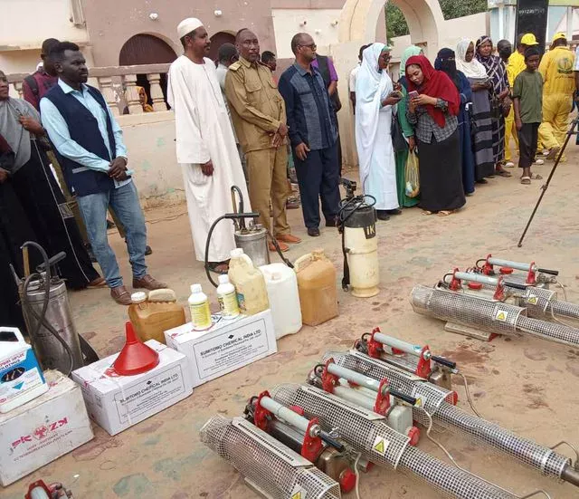 The launch of the integrated health campaign for the environment chapter in Shendi