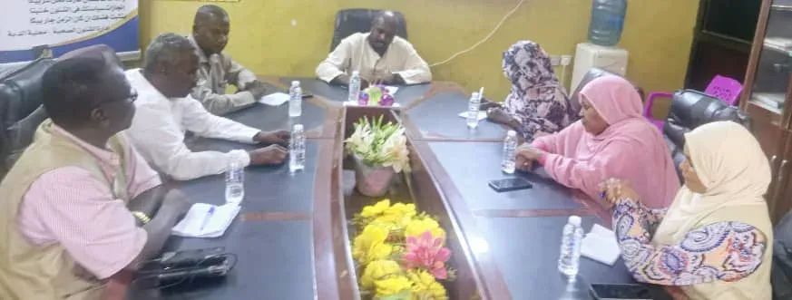 The locality of Dabba and the national organization of planning the center discuss together joint subjects at their meeting