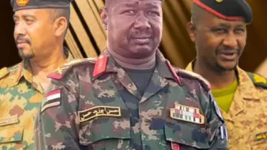 Colonel / Muddathir Hassan Saleh, commander of the Halfa forces, and the Atbara river, and the pillars of his war, inspecting the management of the special hostile forces, Halfa and the Atbara river (Al -eidj)