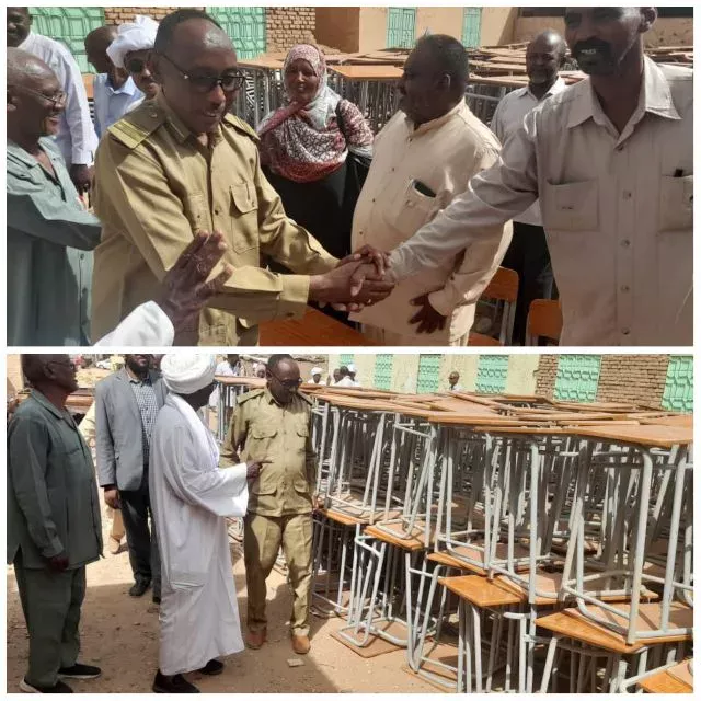 The Executive Director of Shendi Locality inaugurates the first payment of the distribution