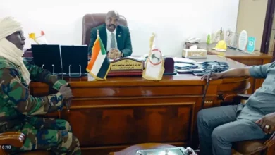 The Governor of the North meets the general coordinator of the governor of the Darfur region