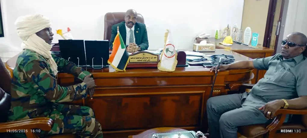 The Governor of the North meets the general coordinator of the governor of the Darfur region