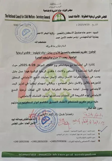 The National Child Welfare Council requires the allocation of houses for newly married couples