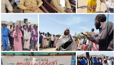 The secretary of the Government of Nile Blanc, representative of the governor, inaugurates the campaign to mobilize young people and educate citizens on the importance of maintaining the cleanliness of the fall flows in Kosti