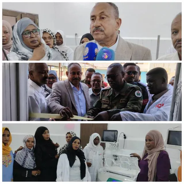 Wali Sennar inaugurates the functioning of intensive care and the Children's Niggers Department of Sinja Hospital