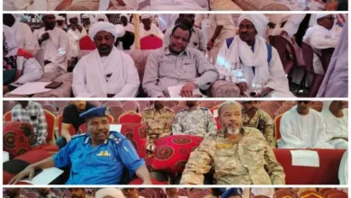 Lieutenant -General Abdel -Rahman Abdel Hamid Ibrahim, governor of the state of the North, witnesses a collective marriage to Maragha -Maragha who applies a wedding decision without a weapon