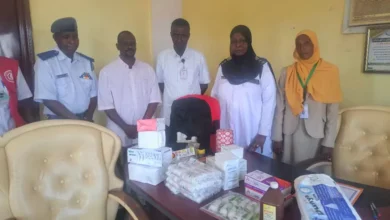 Al -Rord Group for Paradise and the Red Crescent Sennar Province branch provides ambulances to the Police Police of Fast Traffic