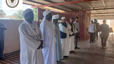 Dr. Makkawi Al -Khair Al -Haqaq, Executive Director of the Locality of Dongola and Deputy Chief of Popular Resistance in the State: at the heart of the event, they inspect the attractions and provide moral support and in Dongola forces
