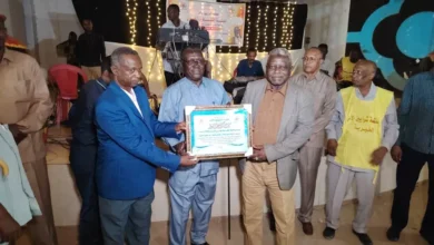 The Nile Blanc attends the cultural night of the peaceful coexistence organized by the Chinese organization of Hope in Costi under the slogan of culture. We raise the state rebirth