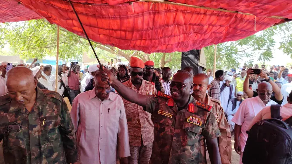 The Nile Blanc witnesses the activities of the cultural day to use the heritage of folklore to preach peace, organized by the organization of Hope, directed