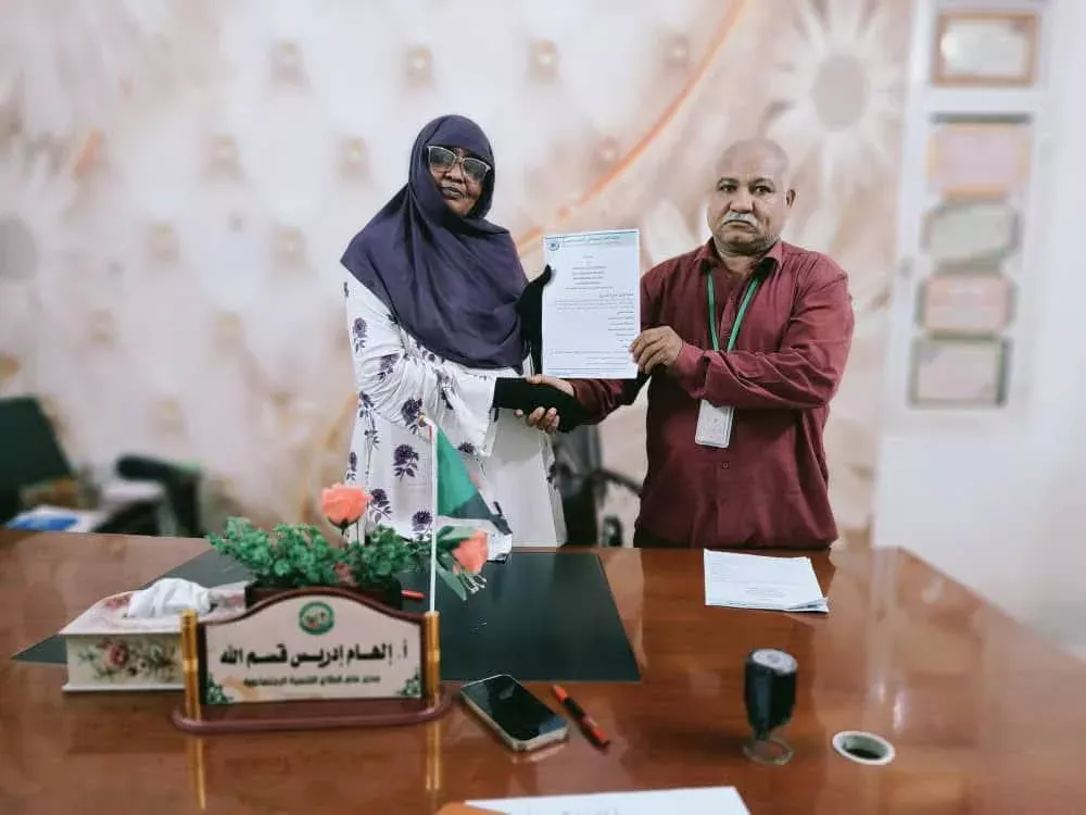 The Sudanese coalition for education for all (SCEFA) signs an agreement to implement the professional training project for women and women in the state of the Red Sea