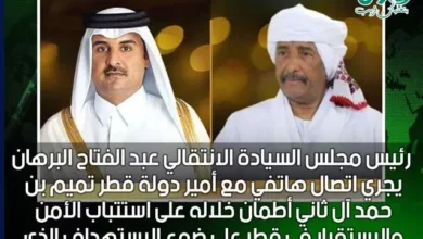 The chairman of the transitional sovereignty council, Abdel -Fattah al -burhan