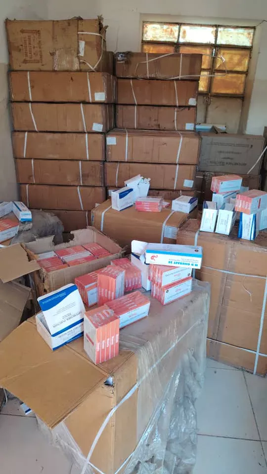 The control of narcotics in Sennar provides quantities of prohibited medical drugs