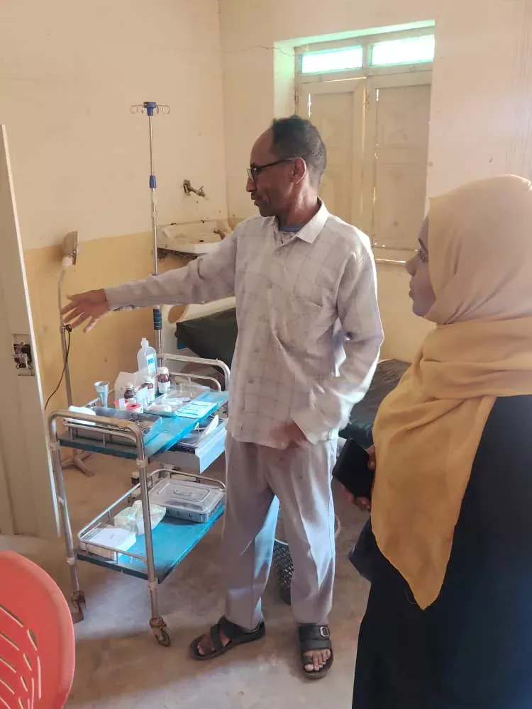 The director of health services of the National Health Insurance Fund, the Nile, is held on the work of health centers in the two inhabitants of Shendi and Mummattiya during the Eid holidays