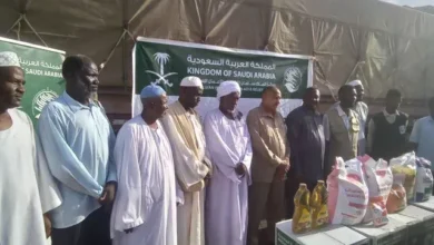 The inauguration of the third batch of the King Salmanitarian Center aid in Sennar