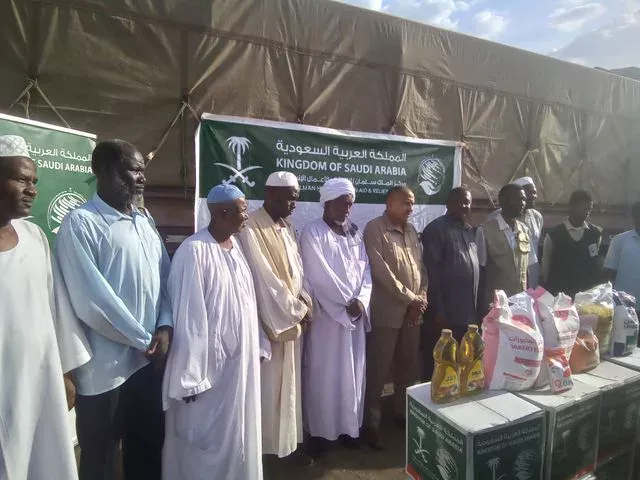 The inauguration of the third batch of the King Salmanitarian Center aid in Sennar