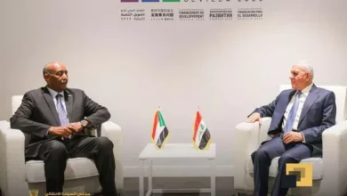 The president of the sovereign council meets the Iraqi president