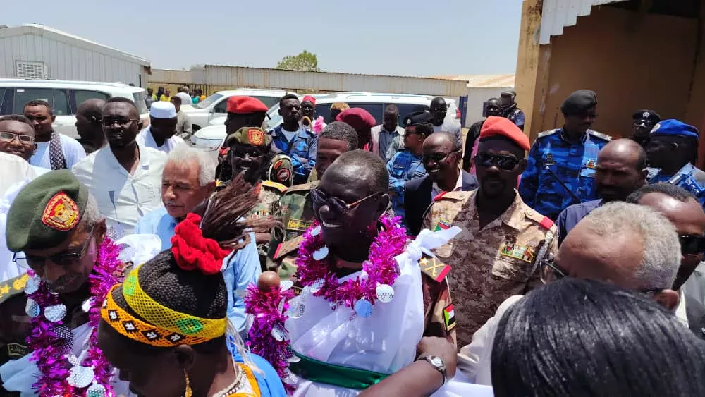 The white Nile is an inspection visit to the areas of Al -Zalt and Al -Naim and the mother of Jalah in the locality