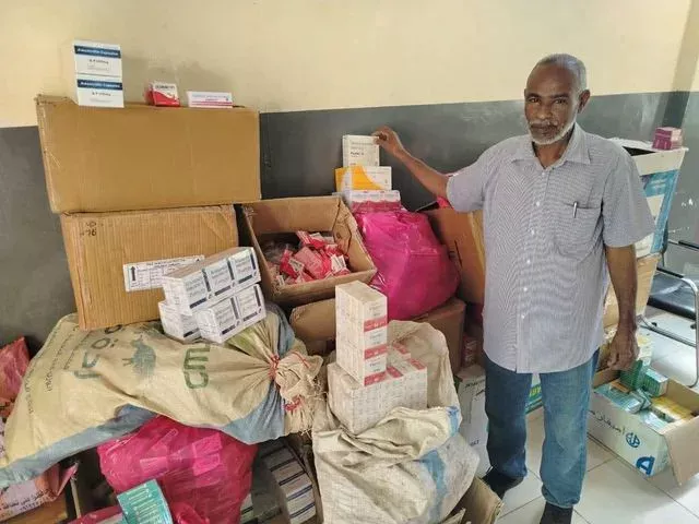 And damdi striking large amounts of smuggling drugs and not recorded during a campaign on pharmaceutical institutions in the largest civil locality