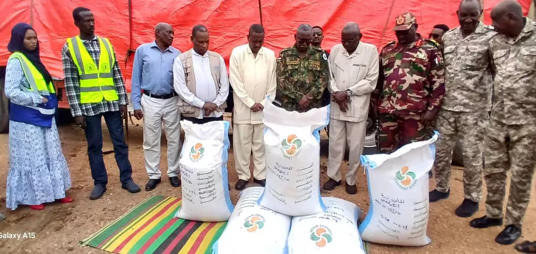 In Sennar, the first batch of seeds provided by the FAO organization in support of small farmers