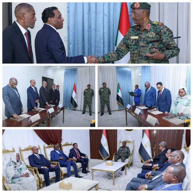 ⭕️ Ministers and state ministers take the oath before the president of the sovereign council