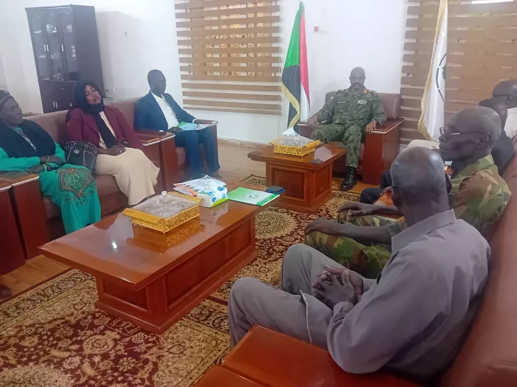 The Governor of the North meets the delegation of the Supreme Council for the Coordination of Dinka Abyi Affairs
