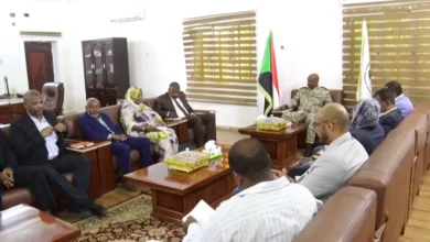 The Governor of the North meets the director of UNICEF in the state of the North and the Nile