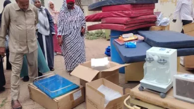 The Minister of Health in charge of Sennar inaugurates the devices, equipment and AIDS for the Nutrition Center of the Sinja Hospital