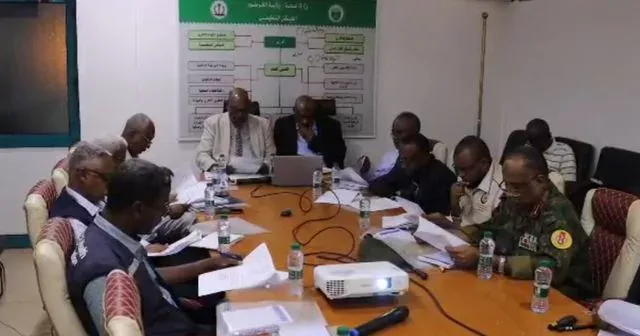 The first meeting of the Committee for the Rehabilitation of Health Establishments in Khartoum State