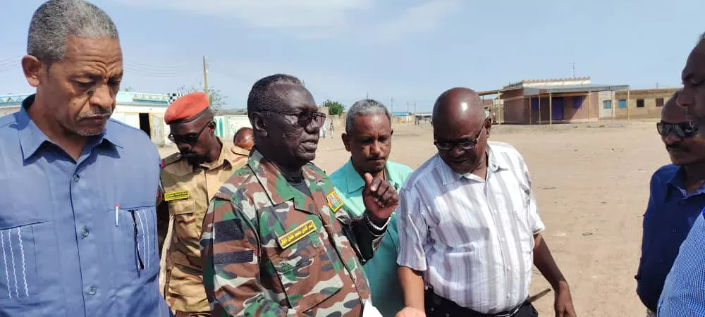 The white Nile is held on the ground on the proposed location of the wild port in Kosti and directs the infrastructure to complete the technical provisions of the site in preparation for its inclusion in investment projects with Zadna Company