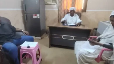 In preparation for Burnahm on the day of the service .... Committee to collect the contributions of the departments and institutions in the location of Al -Dabba holds its second meeting