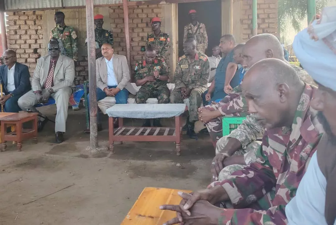 It was received by the governor of the Bleu Nile region, representative of the Governor of Sennar, the Minister of Health in charge, exercising condolences in the loss of the Rifla tribe in the Saha region in Damazin.