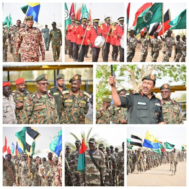 The 19th infantry division celebrates the centenary of the Defense Forces of Sudan and Eid 71 for the army